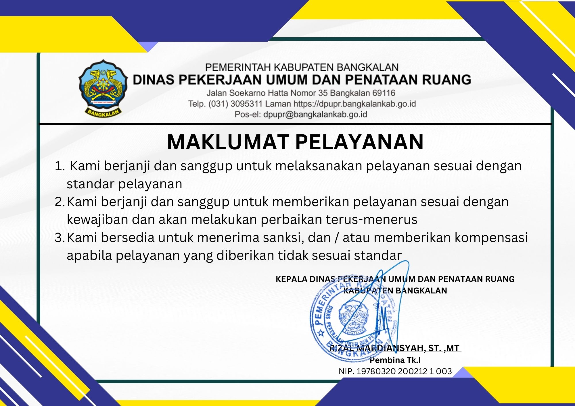 Maklumat Pelayanan